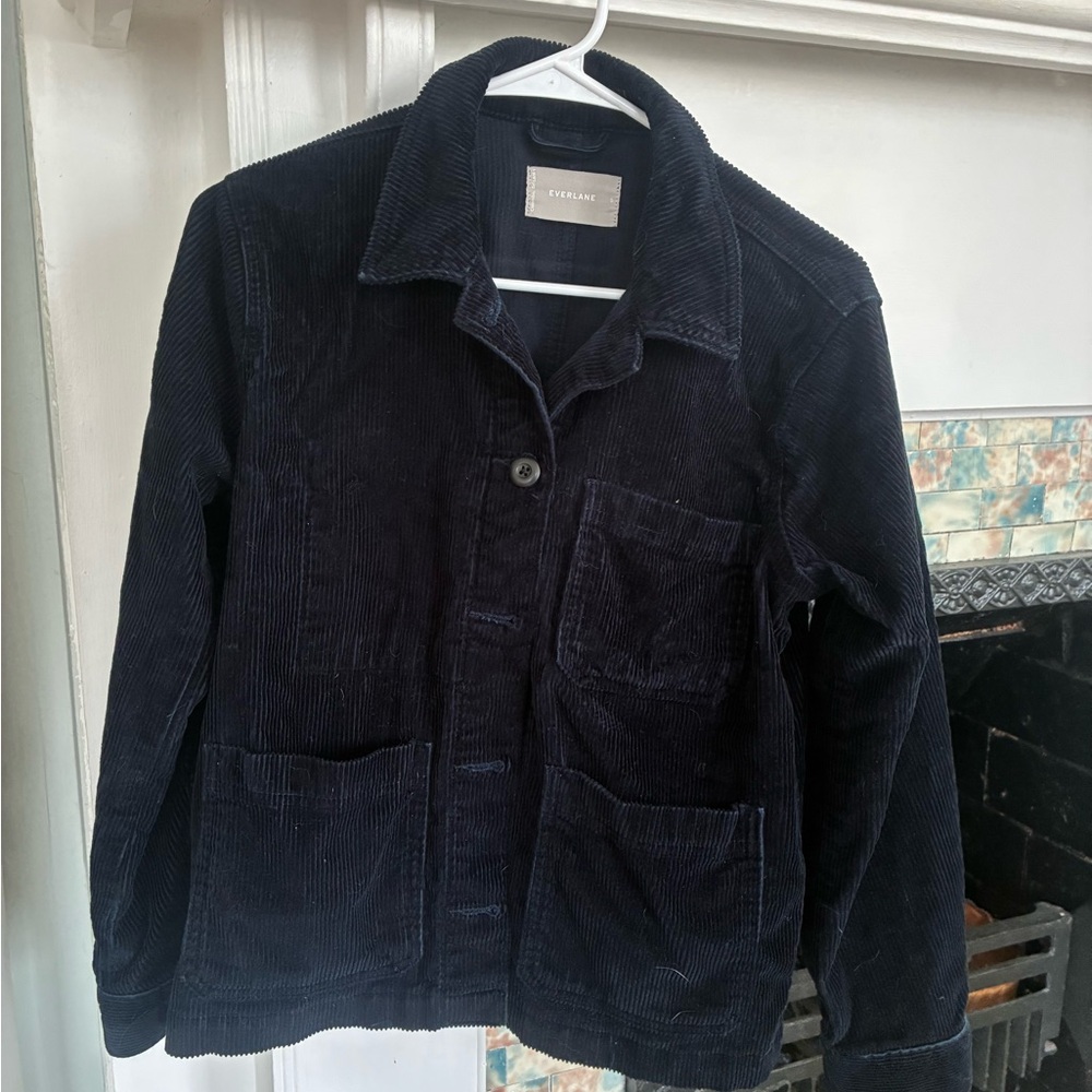 Everlane Dark Navy Corduroy Jacket